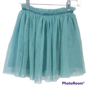 Garnet Hill Kids Blue Tulle Skirt Size M